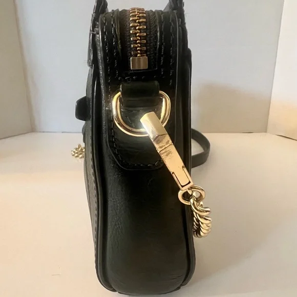 Authentic REBECCA MINKOFF Crosby Crossbody Bag Green Leather!!! - Picture 11 of 15